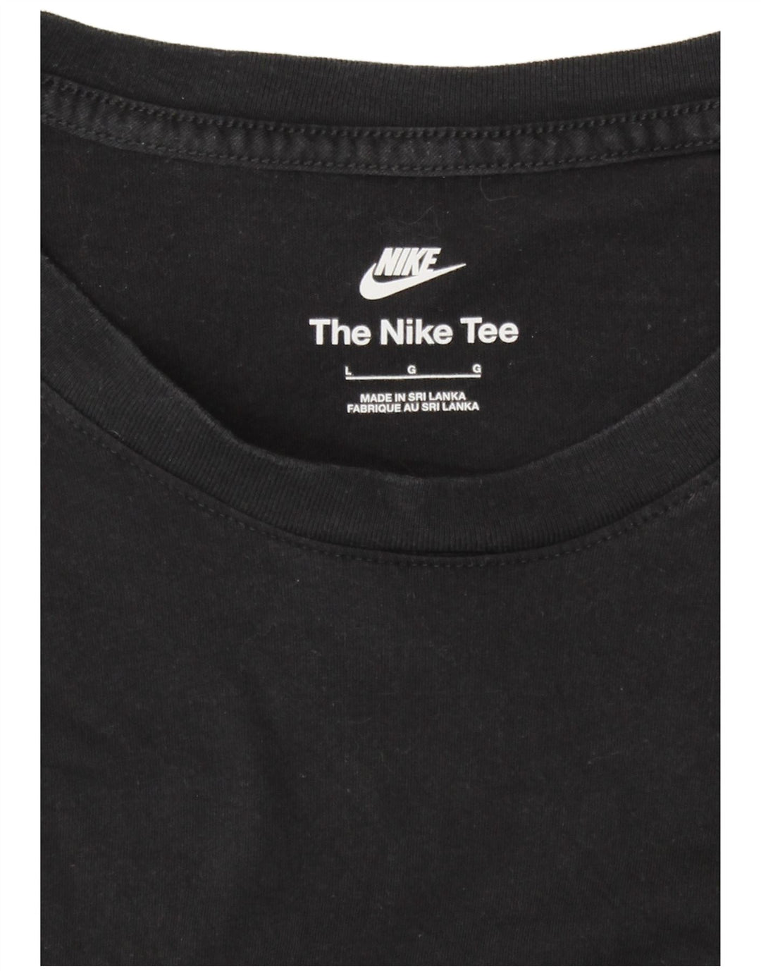 Мужская футболка Nike, большая черная