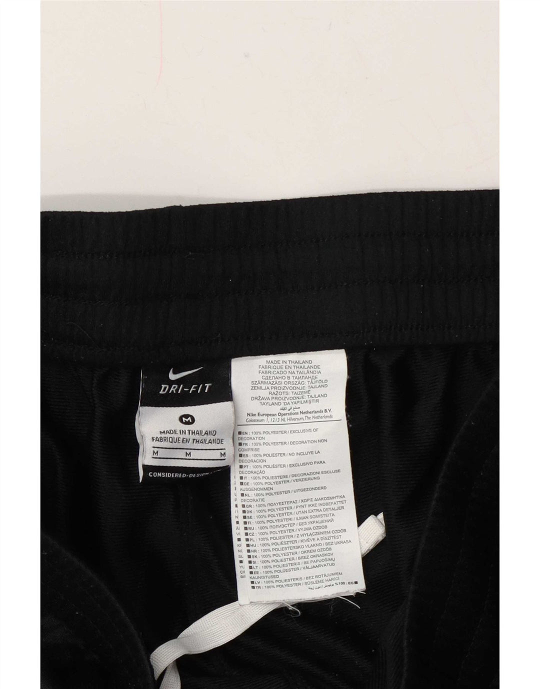 Мужские спортивные шорты Nike Dri Fit, средний черный полиэстер