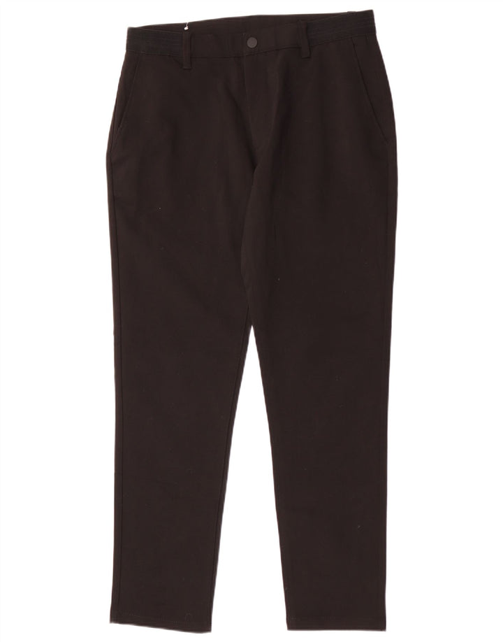 Мужские брюки-чиносы Zara Medium W31 L29, черные, хлопковые