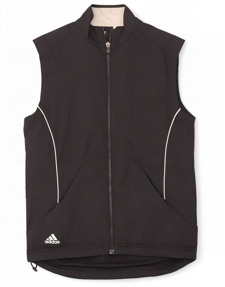 Мужской спортивный костюм без рукавов Adidas Clima Proof, верхняя куртка, маленький черный