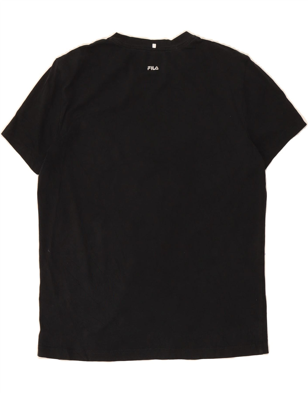 FILA Mens Graphic T-Shirt Top Small Black Cotton Vintage Fila and Second-Hand Fila from Messina Hembry 