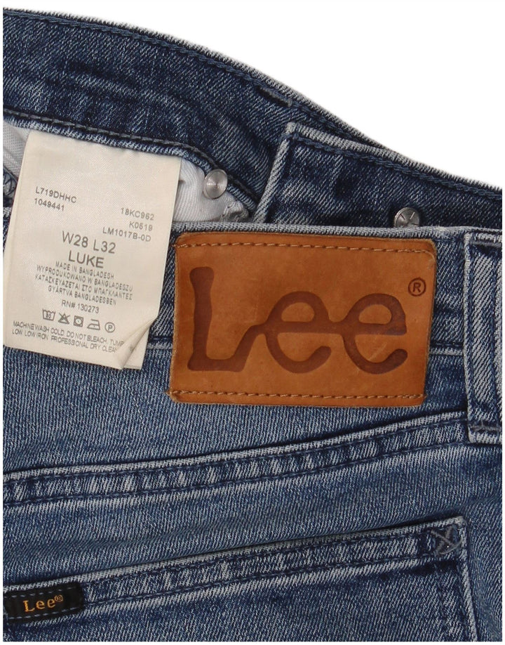 Мужские джинсы Lee Luke Slim W28 L32, синий хлопок