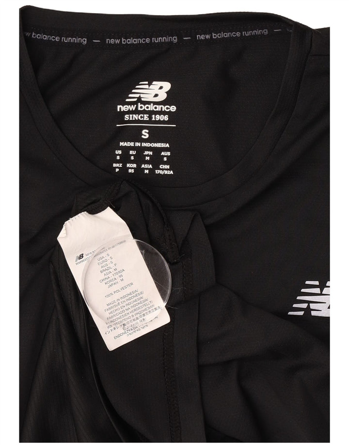 Мужская футболка New Balance, маленький черный полиэстер
