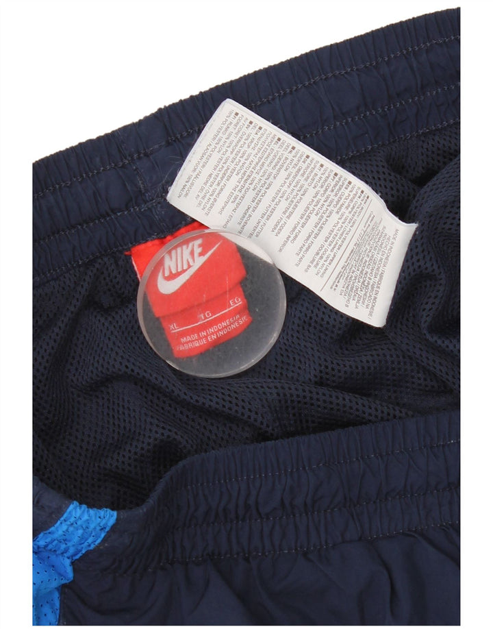 Мужские спортивные брюки Nike Joggers XL, темно-синие, полиэстер с цветными блоками