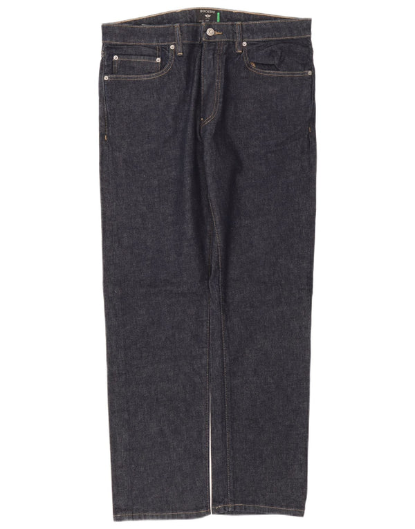 Мужские узкие джинсы Dockers W34 L32, темно-синий хлопок