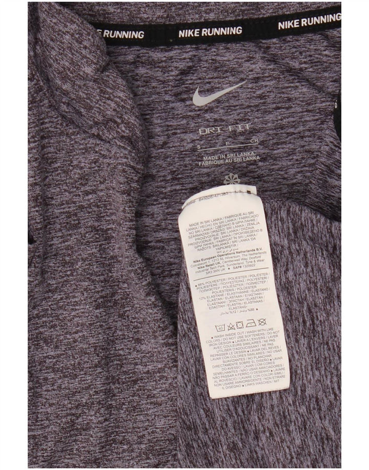 Женский спортивный костюм-пуловер Nike Dri Fit UK 10, маленький серый в крапинку