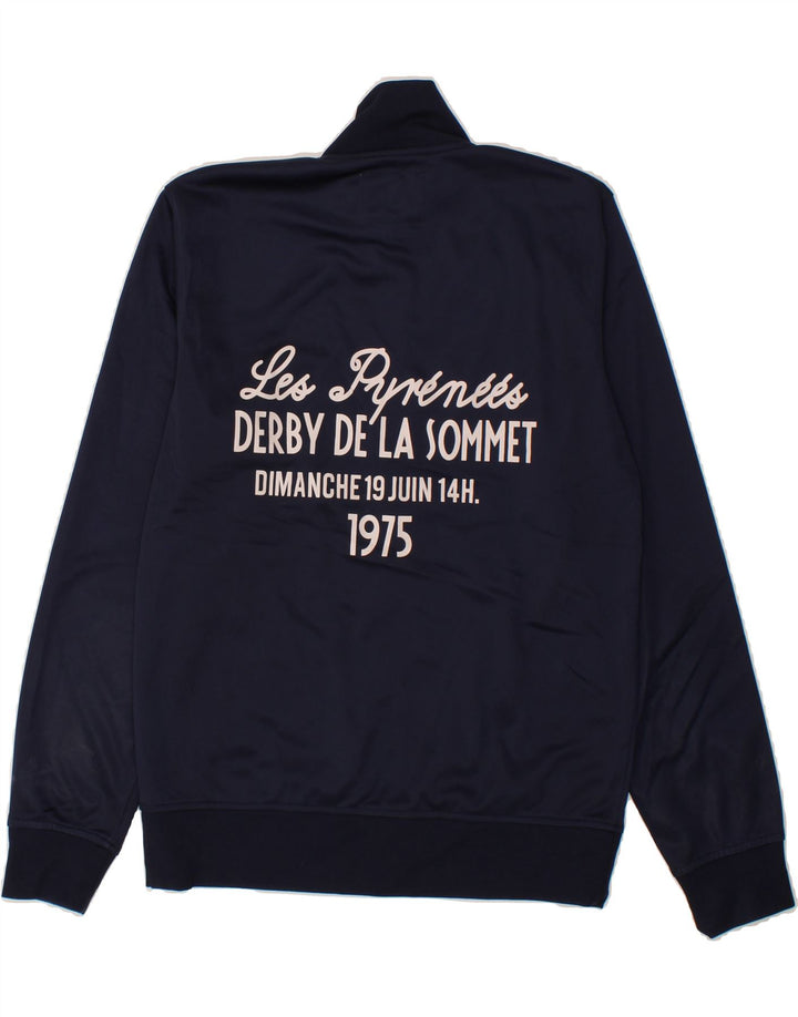 JACK & JONES Mens Tracksuit Top Jacket Medium Navy Blue Colourblock Vintage Jack & Jones and Second-Hand Jack & Jones from Messina Hembry 