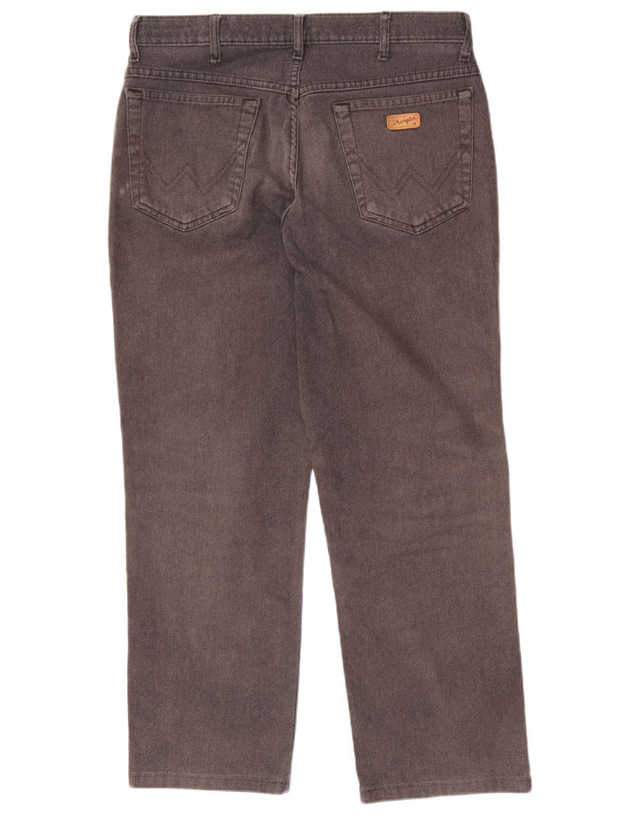 Джинсы мужские прямые Wrangler W32 L28 серые