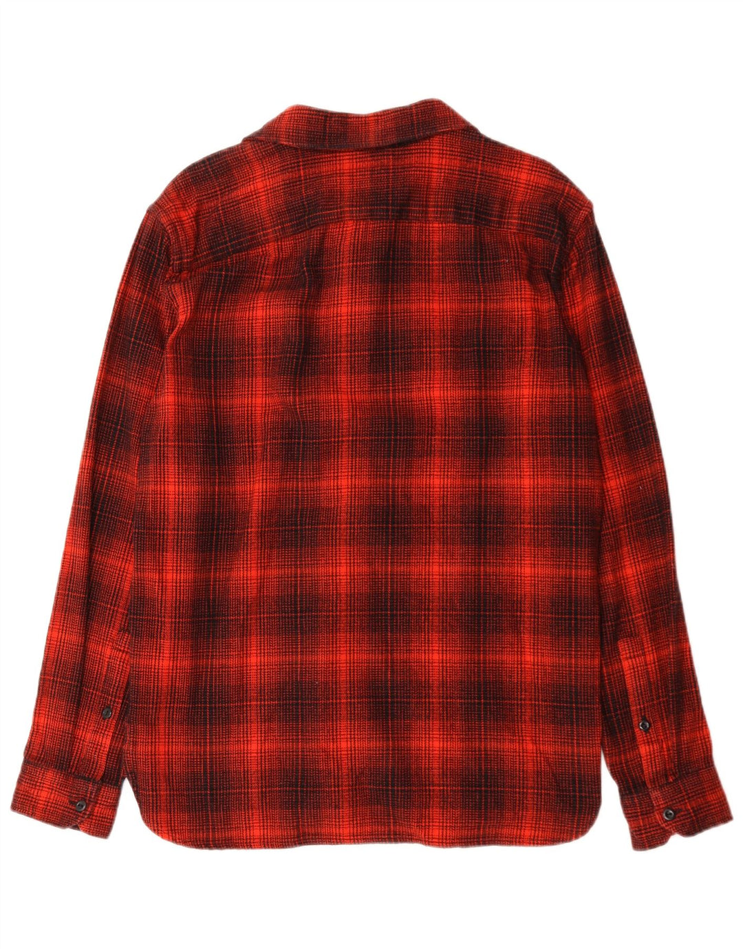 Мужская стандартная фланелевая рубашка LEVI'S, хлопковая ткань в красную клетку среднего размера