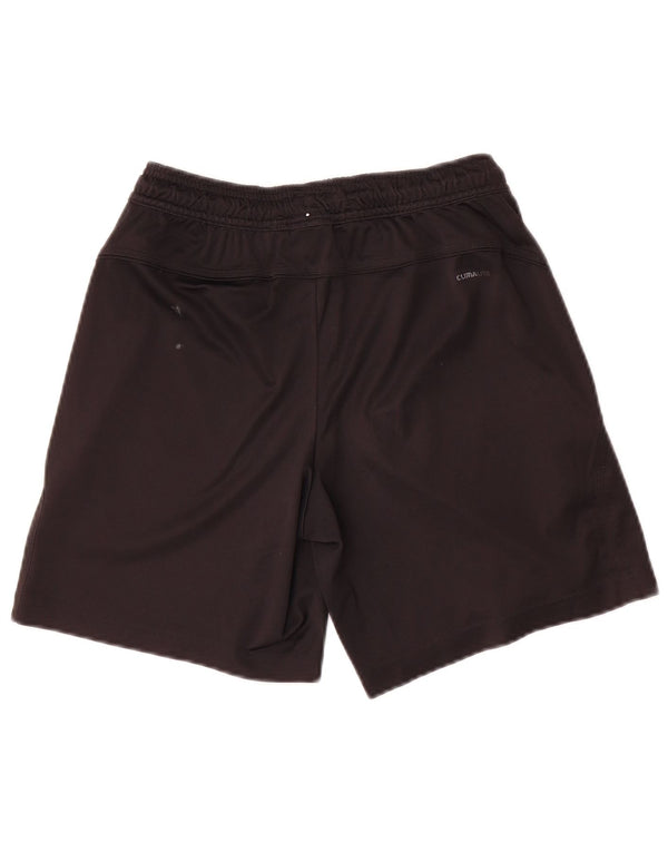 Спортивные шорты Adidas Climalite для мальчиков 9-10 лет XS, черный полиэстер