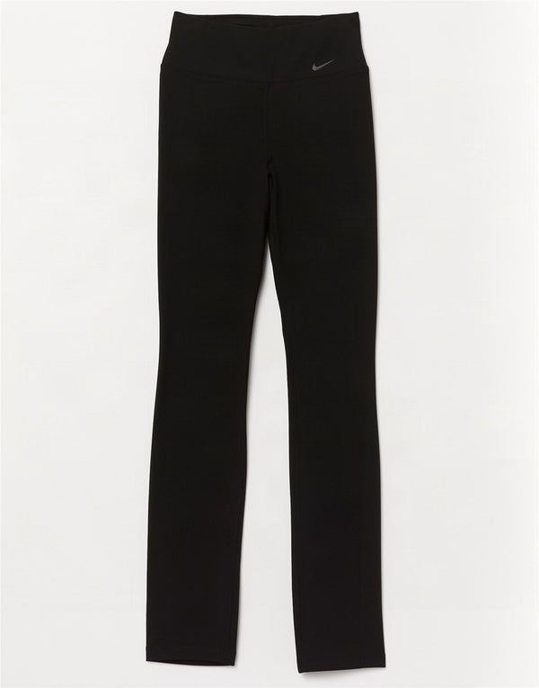 Женские леггинсы Nike Dri Fit UK 4 XS, черный полиэстер