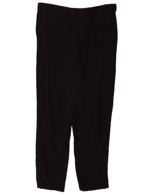 Женские узкие костюмные брюки Massimo Dutti EU 42, большие W32 L28, черные, вискоза