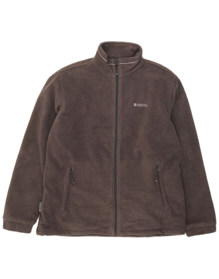 Мужская флисовая куртка Mountain Warehouse UK 44 2XL, серый полиэстер
