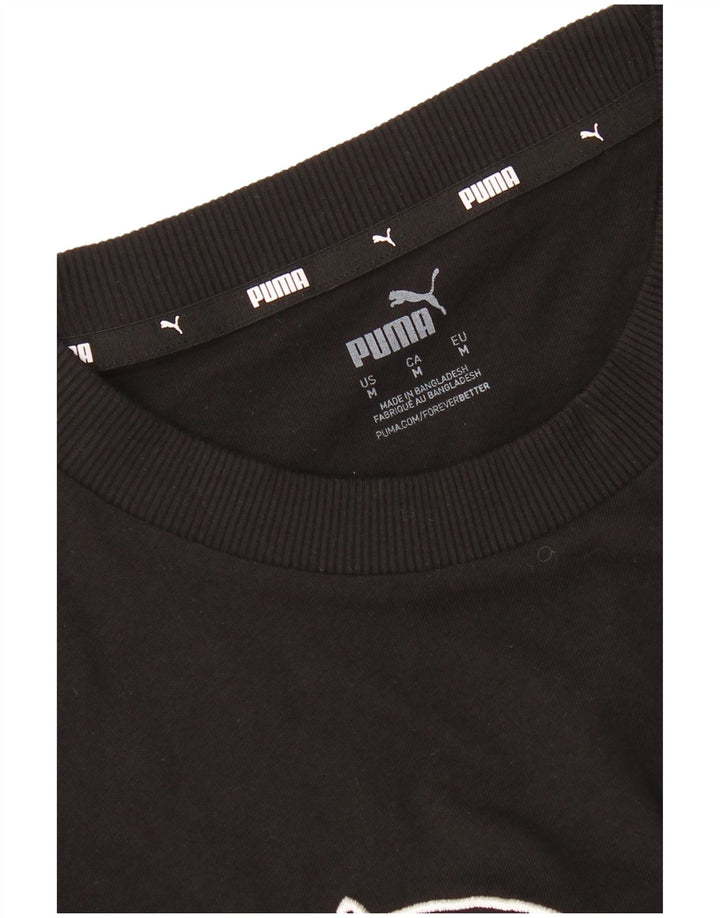 Женская футболка с рисунком Puma Top UK 14, средний черный