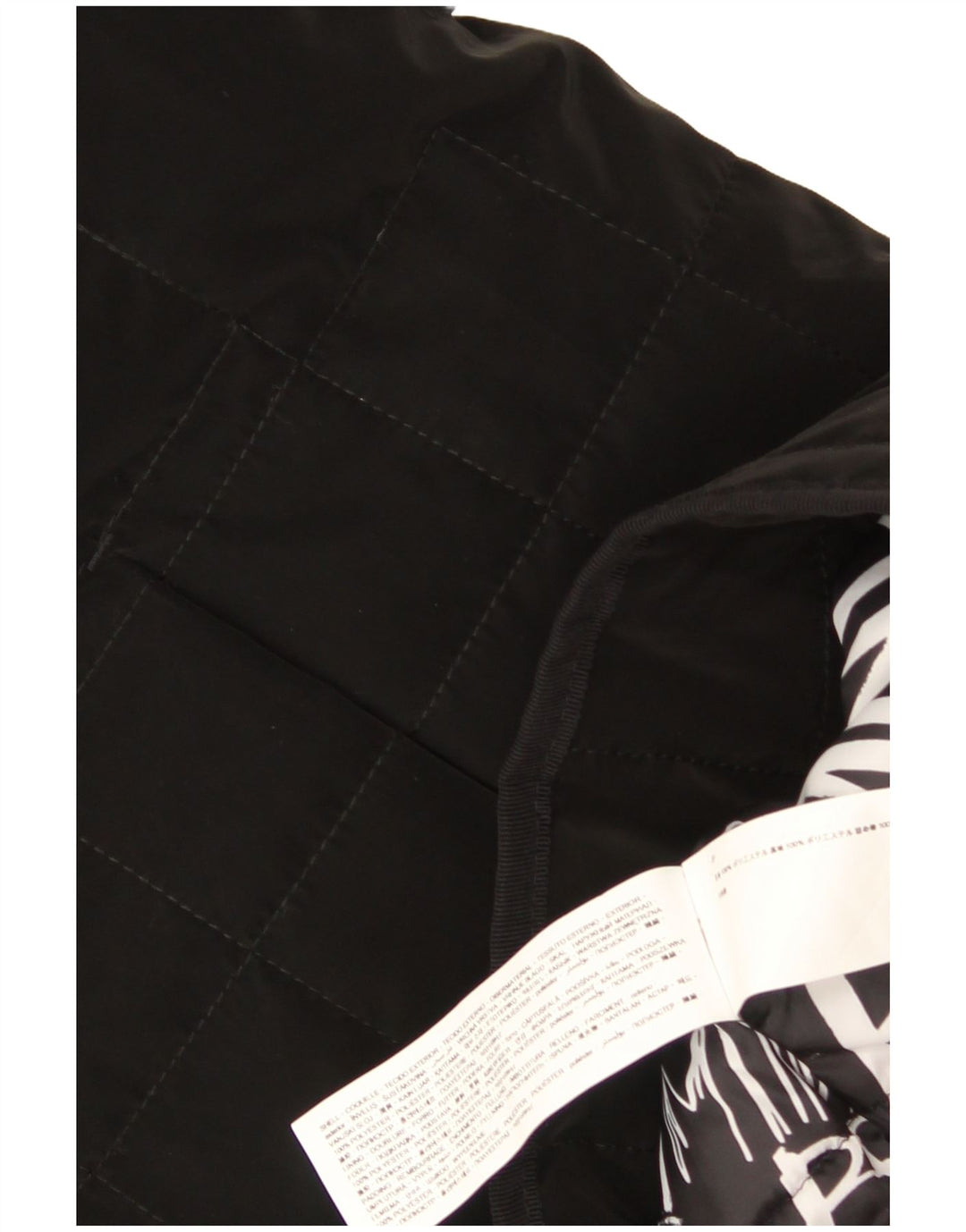Женское стеганое пуховое пальто Desigual UK 18 XL, черный полиэстер