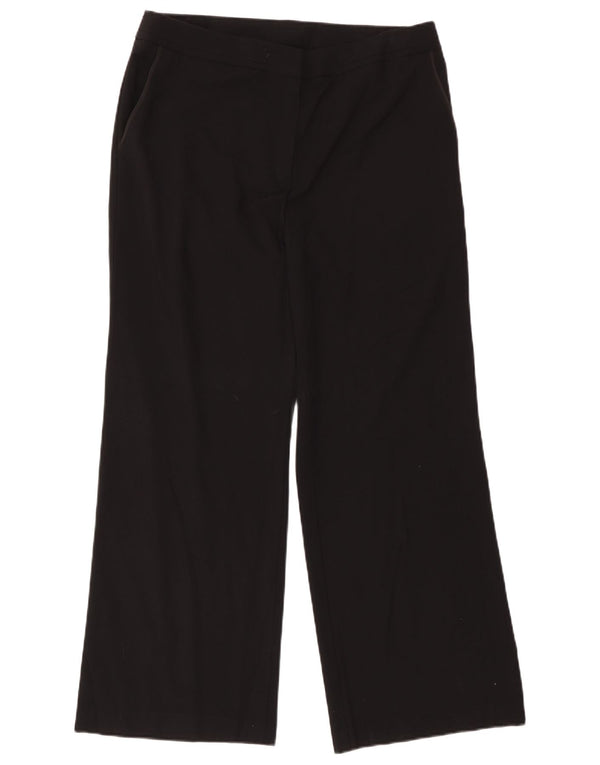 Женские повседневные широкие брюки Marks & Spencer UK 16, большие W36 L30, черные