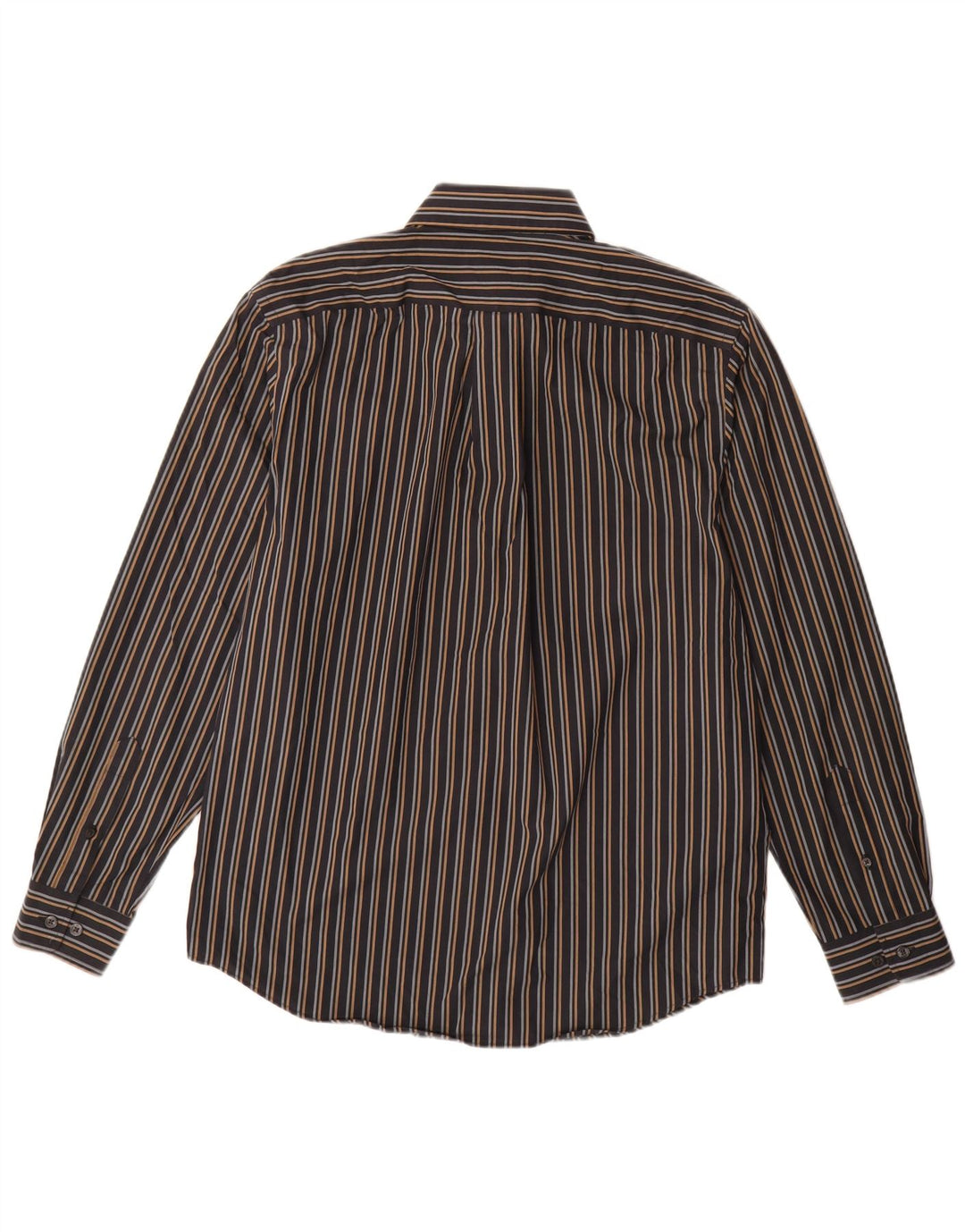 Мужская рубашка EDDIE BAUER, маленькая, темно-синяя, в тонкую полоску, хлопок