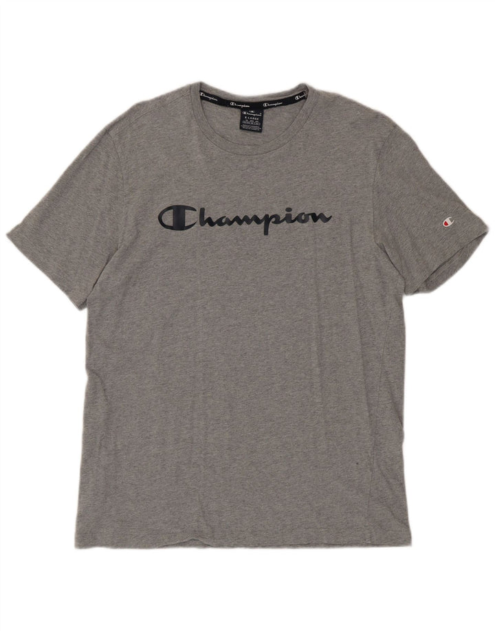 Мужская футболка с рисунком Champion Top XL Серая