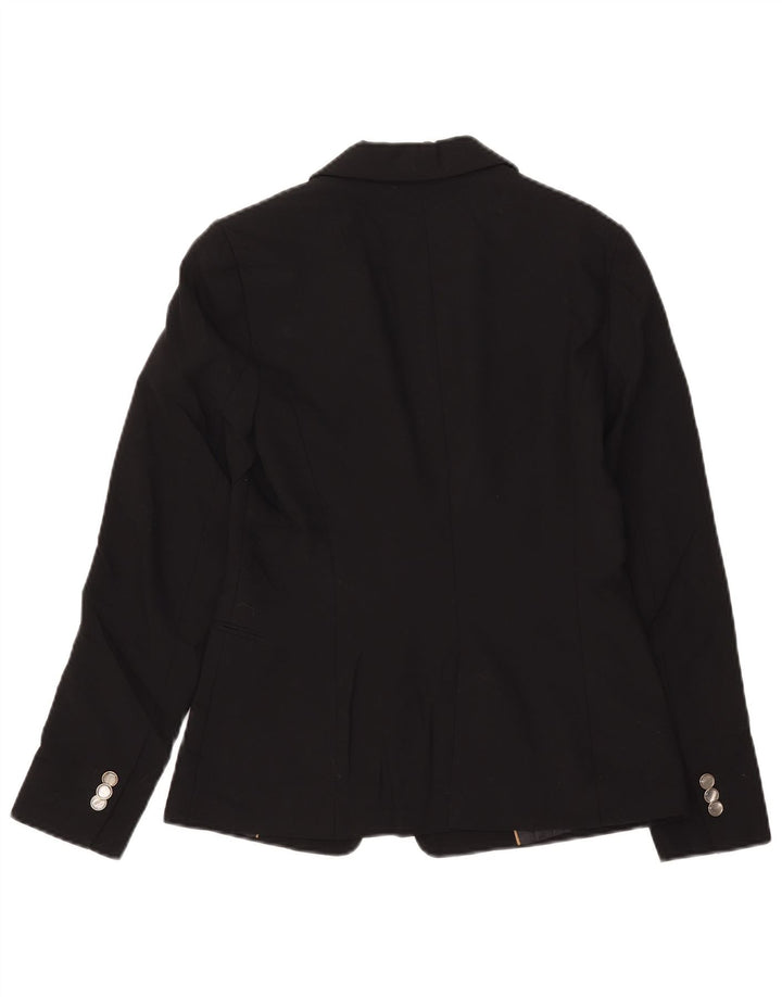 Женский пиджак на 1 пуговице Zara EU 36 XS, черный полиэстер