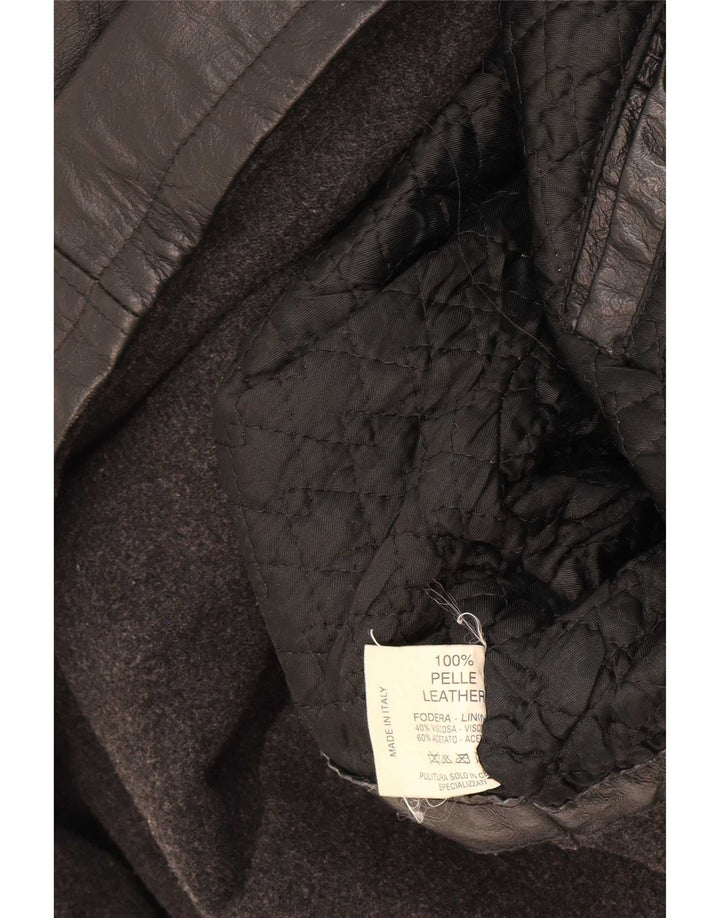 Куртка мужская кожаная Suprema IT 58 4XL черная