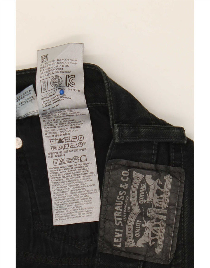 Мужские укороченные джинсы Levi's W36 L25, черный хлопок
