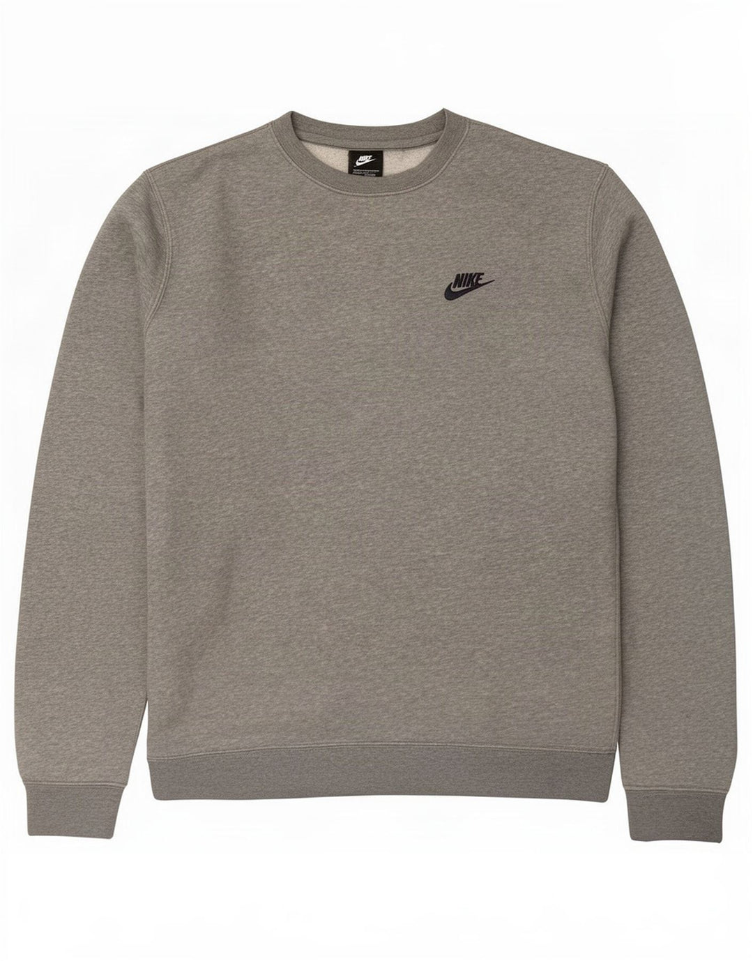 Мужской свитер Nike, маленький серый хлопковый джемпер в крапинку