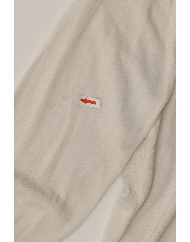 Женский кардиган Zara UK 16, большой белый вискоза