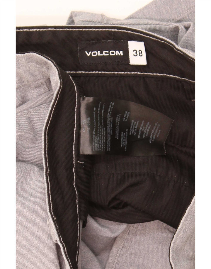Мужские шорты чинос Volcom W38 XL, серые, хлопок