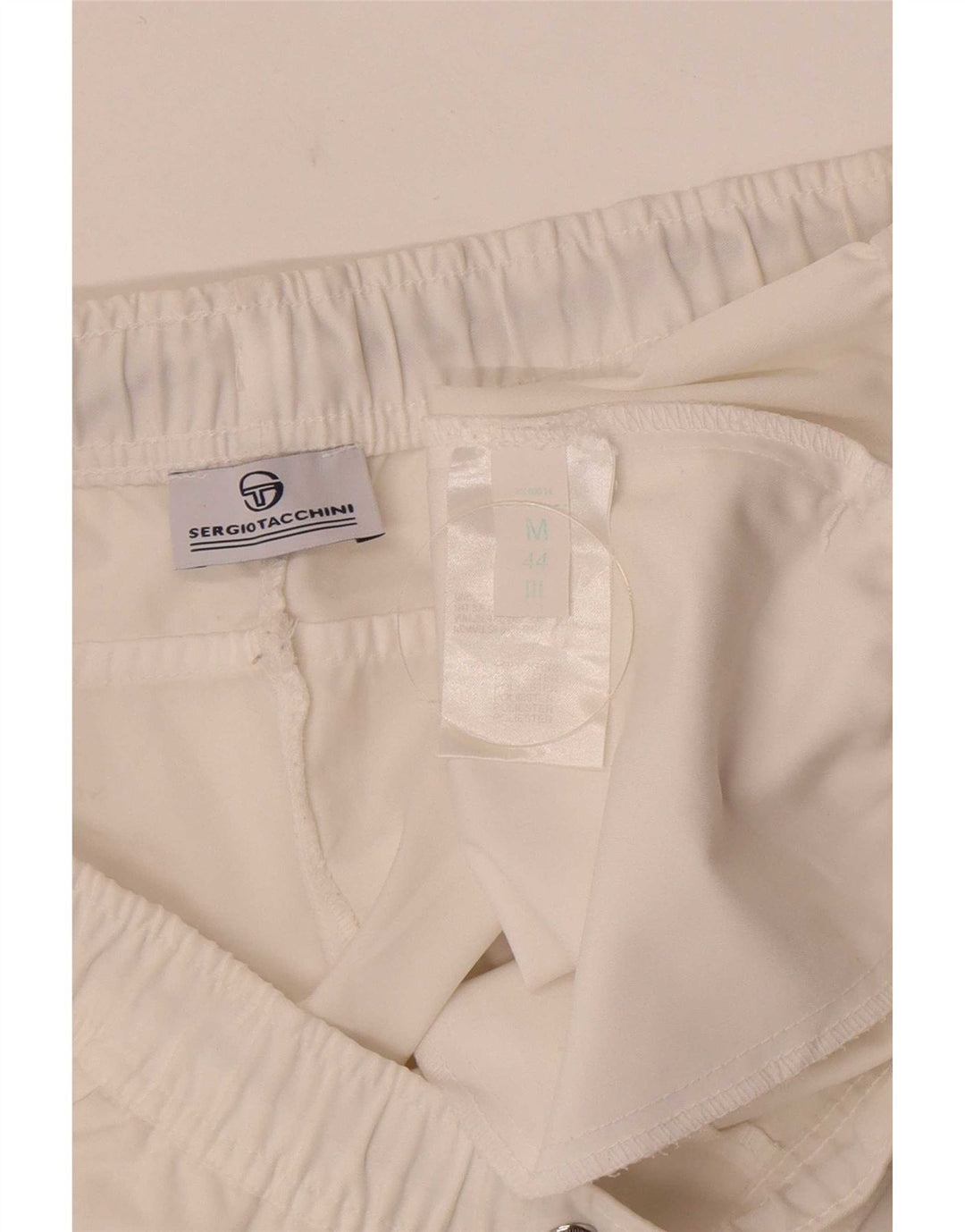 Женские спортивные шорты Sergio Tacchini IT 44, средний белый полиэстер