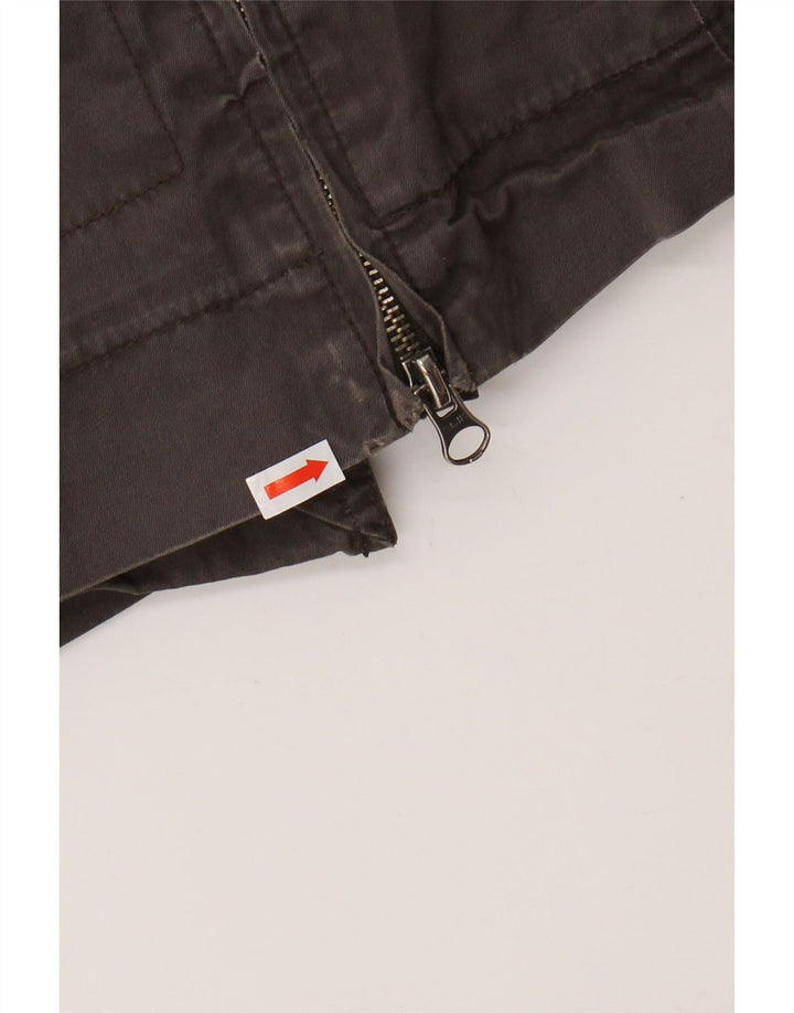 Женский бомбер BENCH UK 10, маленький, коричневый, хлопок