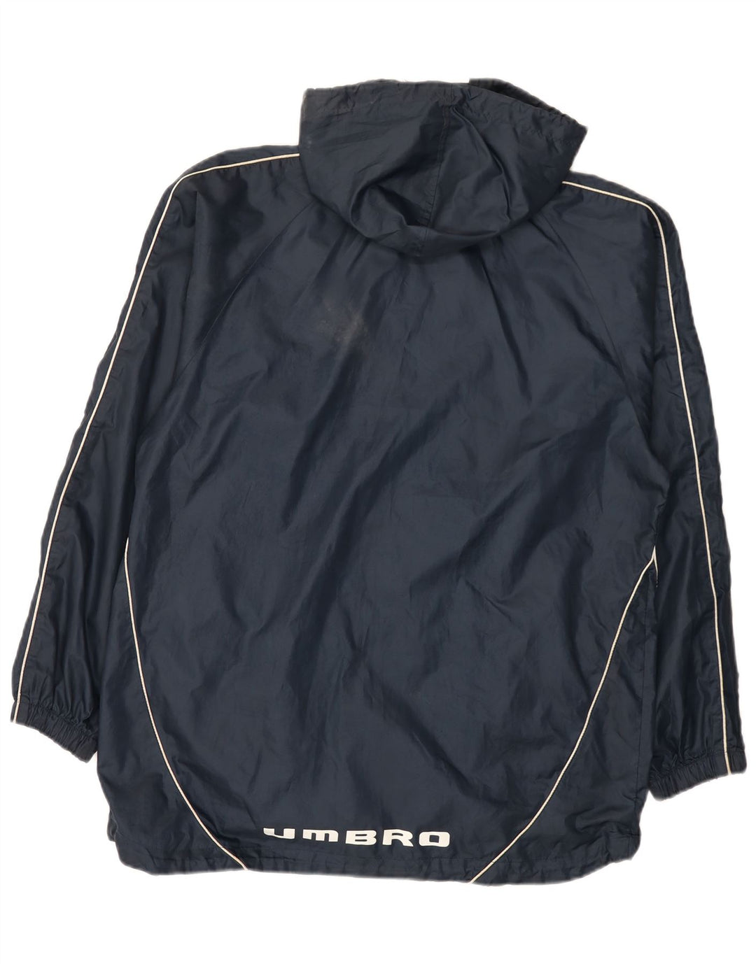 Мужская дождевик с капюшоном Umbro UK 38, средний темно-синий, полиэстер