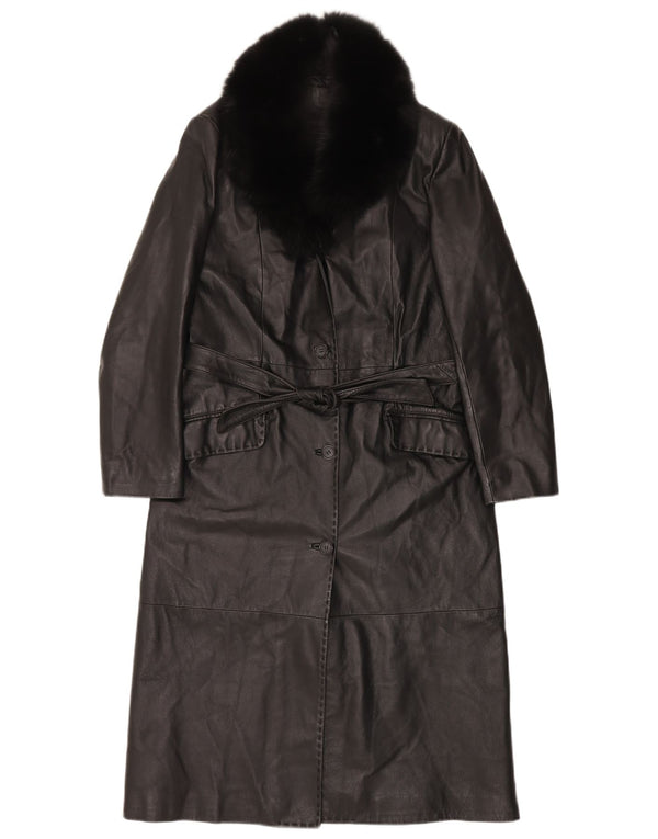 Conbipel Женское кожаное пальто IT 44 Medium Black