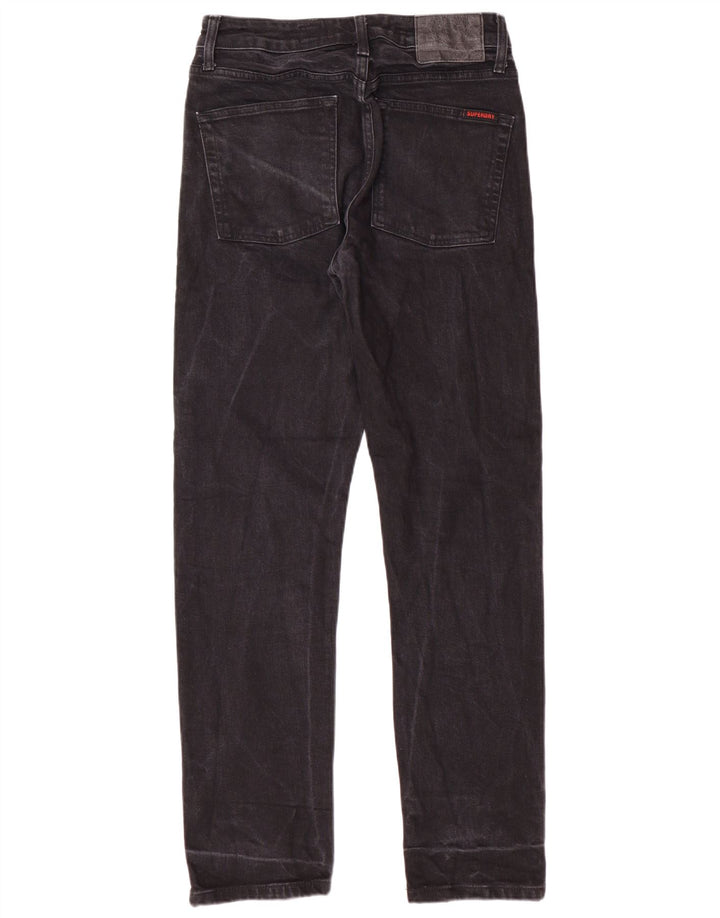 Мужские прямые джинсы SUPERDRY W30 L30, черный хлопок