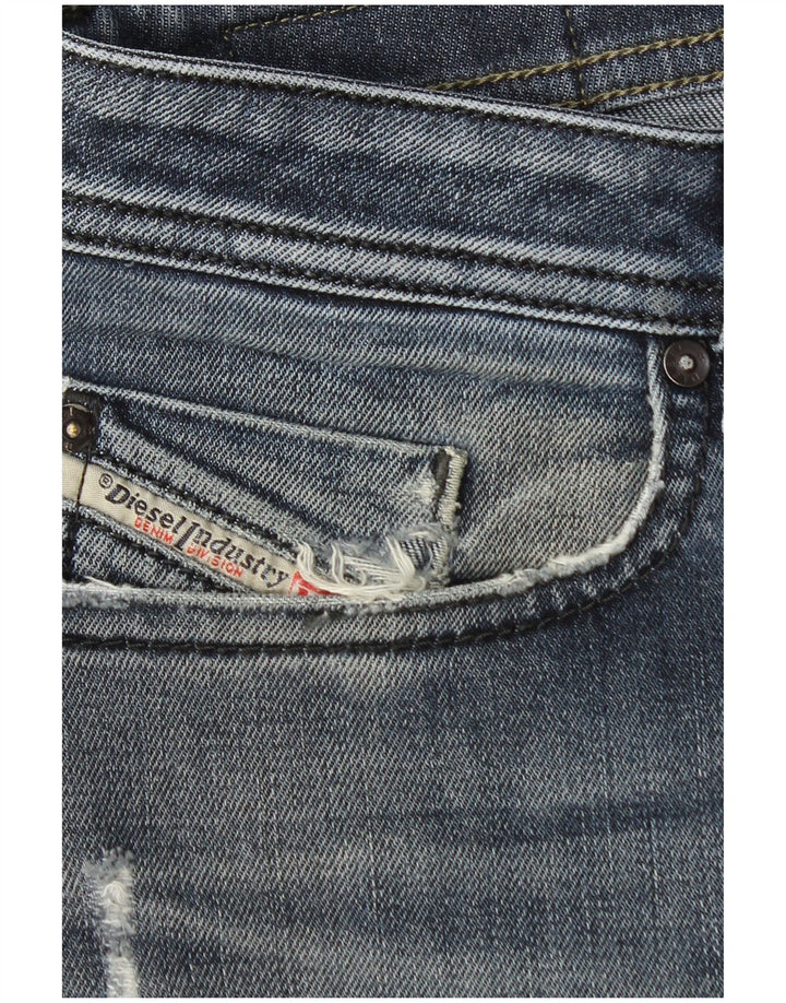 Мужские прямые джинсы Diesel W33 L27 синие