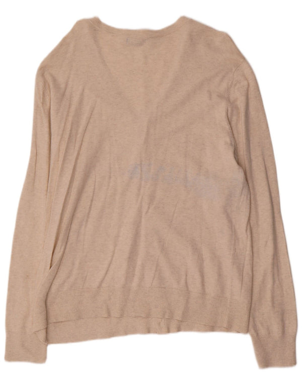 Женский кардиган Gap UK 18 XL, бежевый хлопок