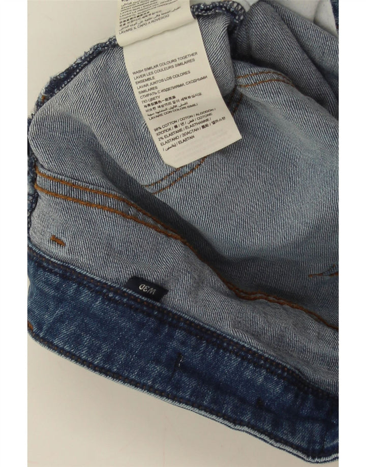 SUPERDRY Женские джинсовые шорты W30, средний синий хлопок