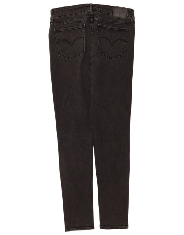 Женские джинсы скинни Levi's 711 W28 L30, черный хлопок