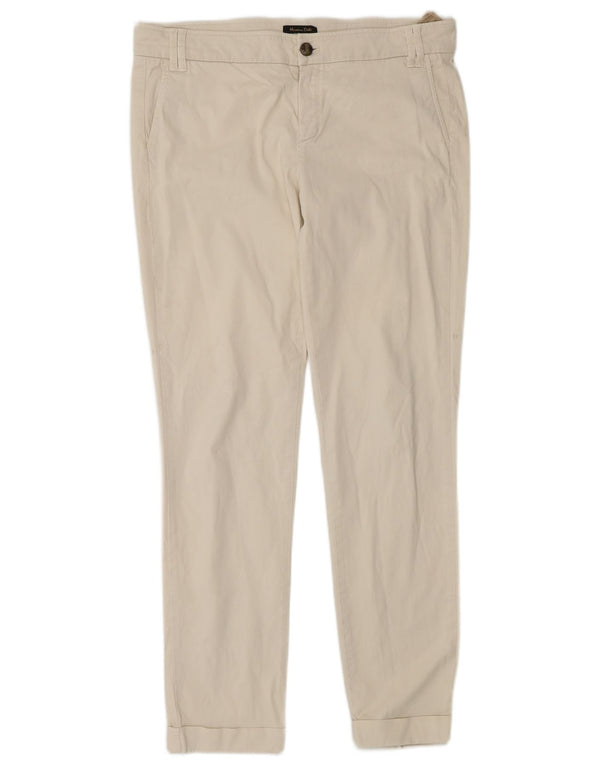 Брюки-чиносы Massimo Dutti женские EU 40 Medium W30 L29 Off White