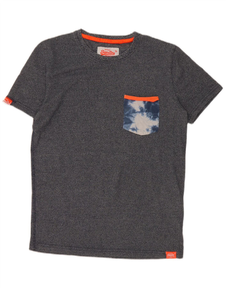 Мужская футболка Superdry Top Small Grey Tie Dye Cotton