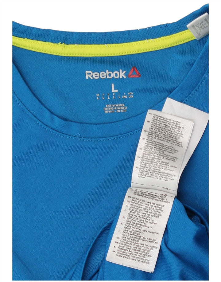 Мужской жилет Reebok, большой синий, полиэстер