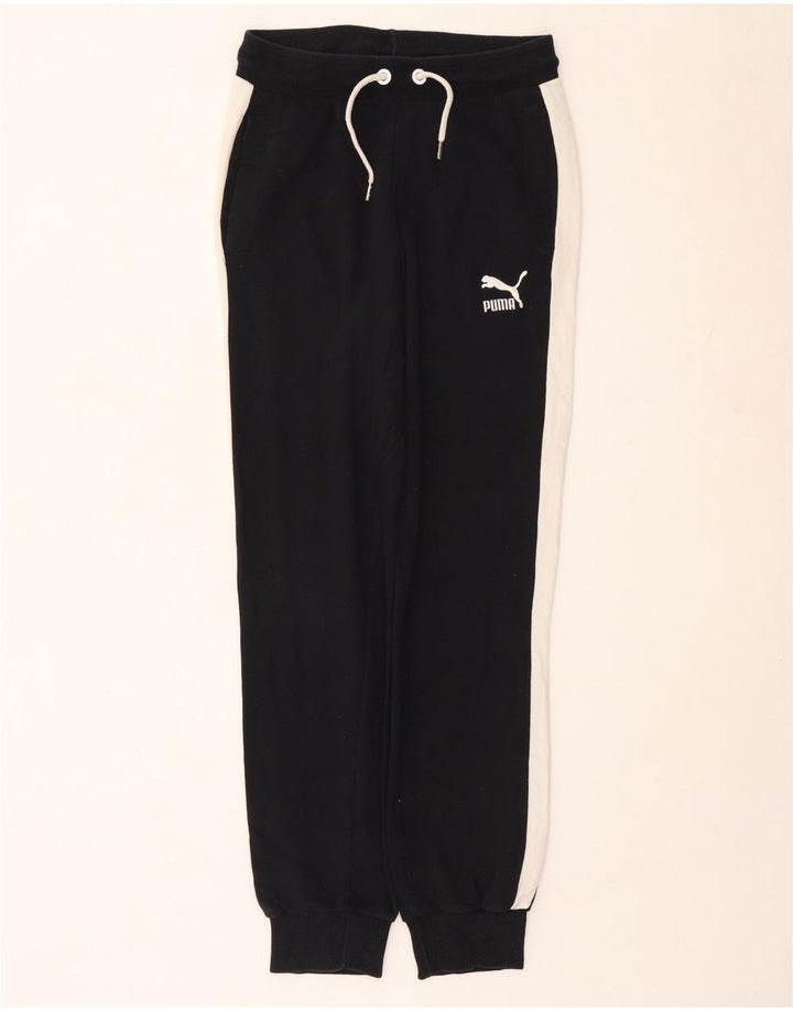 Мужские спортивные брюки Puma, джоггеры, средние, темно-синие, цветные блоки