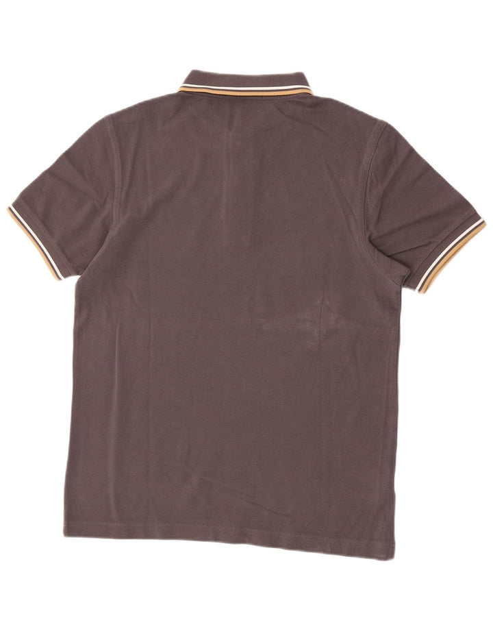 Мужская рубашка-поло Fred Perry, хлопок среднего серого цвета