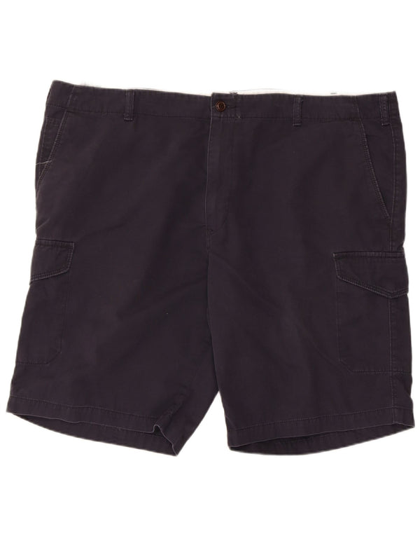 DOCKERS Mens Cargo Shorts W44 2XL  Navy Blue Cotton