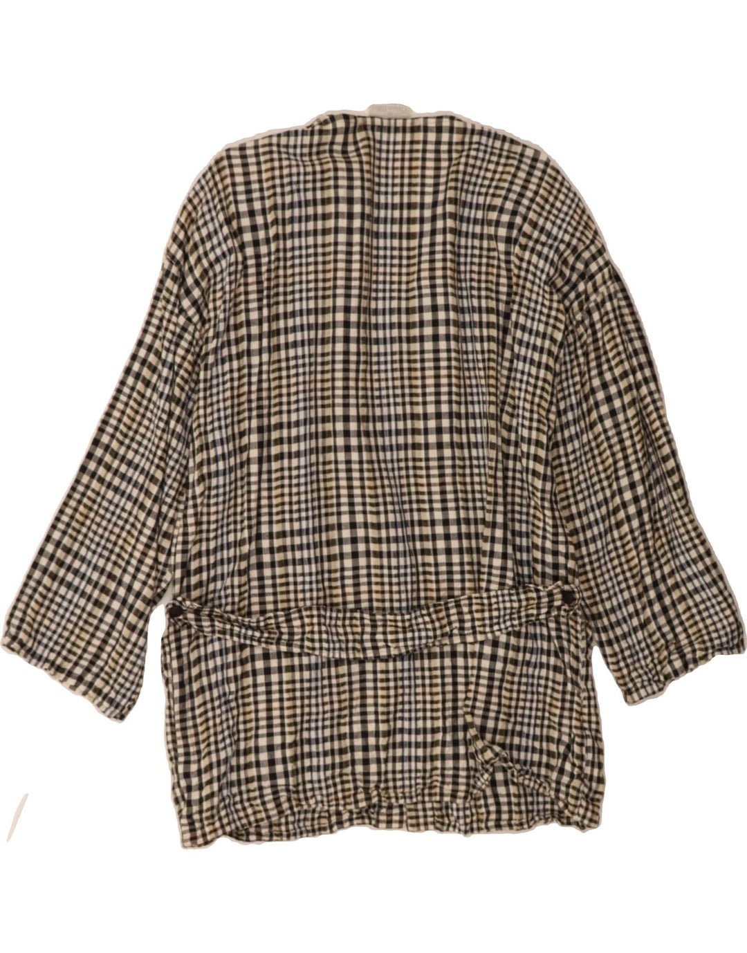 VINTAGE Womens Oversized Cardigan Top EU 40 Medium Multicoloured Check Vintage Vintage and Second-Hand Vintage from Messina Hembry 