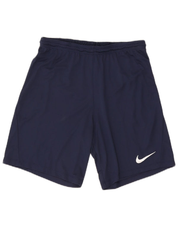Nike Mens Dri Fit Sport Shorts Medium Navy Blue Polyester