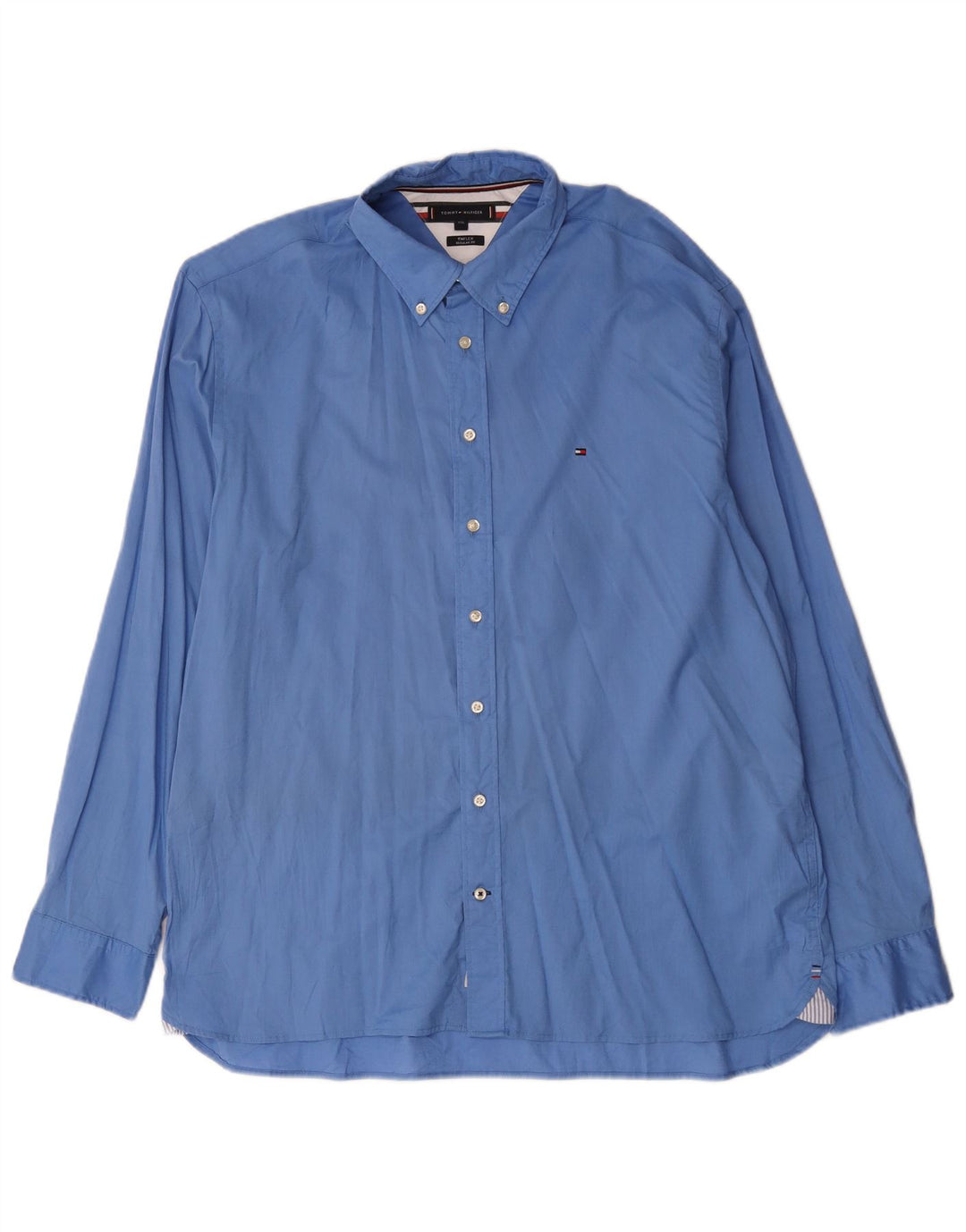 Мужская рубашка обычного кроя Tommy Hilfiger 2XL, синяя, хлопок