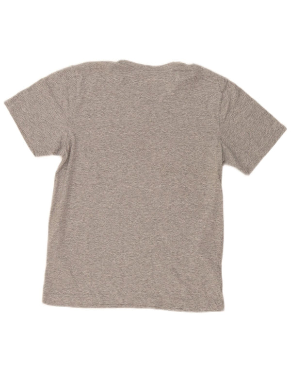 Мужская футболка Nike Dri Fit, маленький серый хлопковый топ