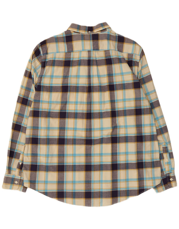 Мужская рубашка-купе Levi's Standard Standard Fit 2XL, хлопковая бежевая клетка в клетку