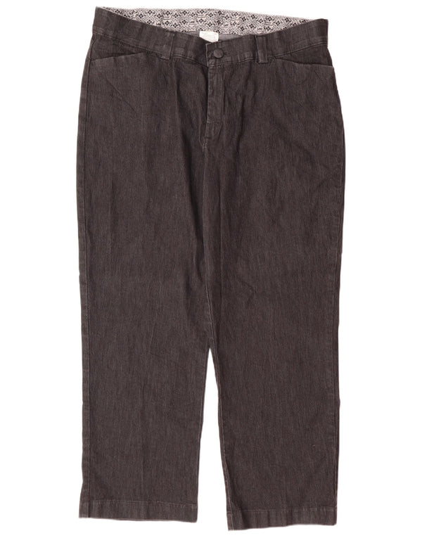 Женские прямые повседневные брюки LEE для миниатюрных размеров, США 20, 3XL, W40, L28, серый хлопок