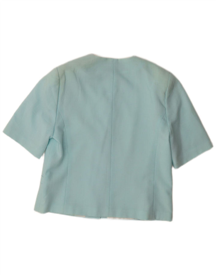 VIVIENNE LAURENCE Женский пиджак на 5 пуговицах UK 12 Средний синий